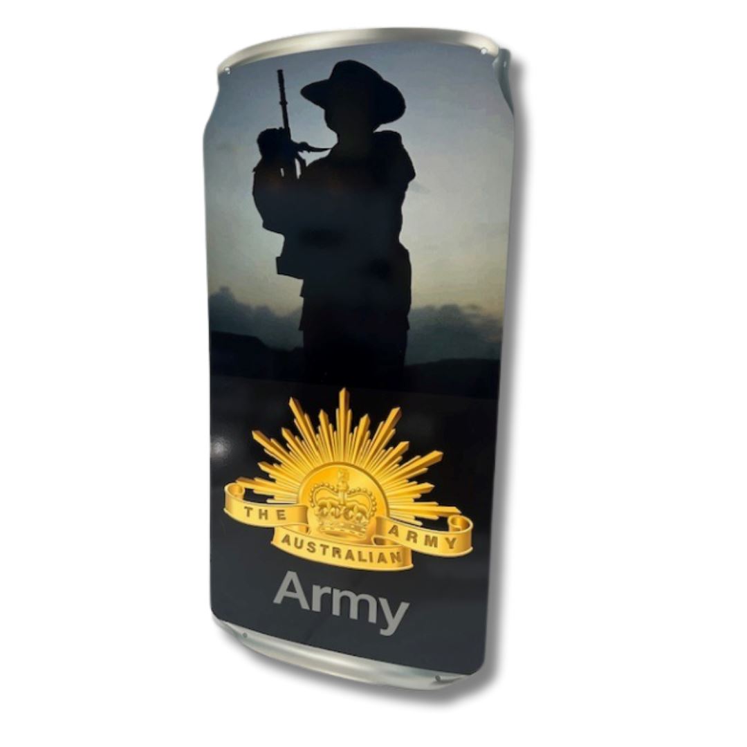 3D Army Can Sign Metal Signs Single Soldier 