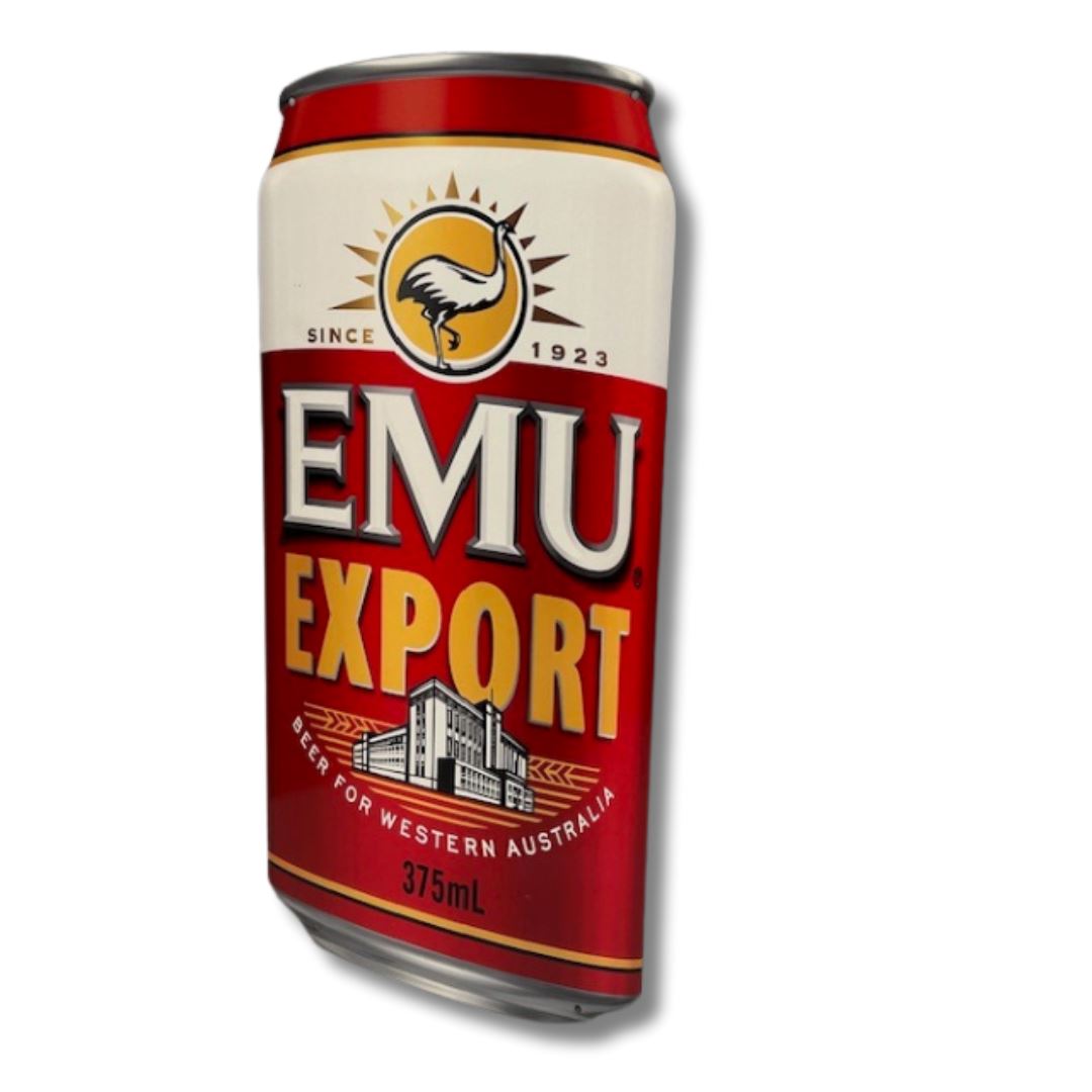 3D Beer Can Sign Metal Signs Emu Export 