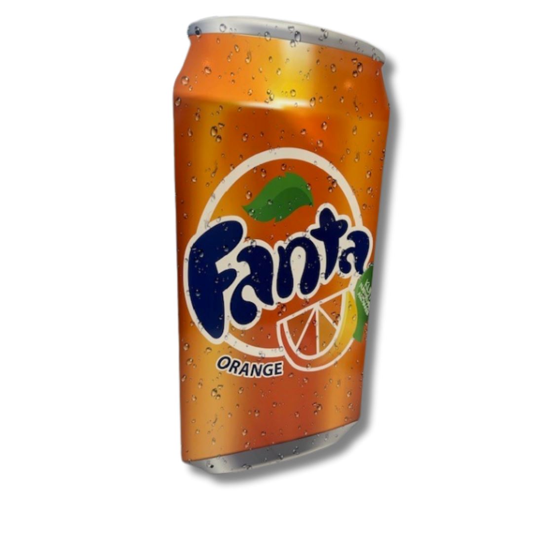 3D Fanta Can Sign Metal Signs 