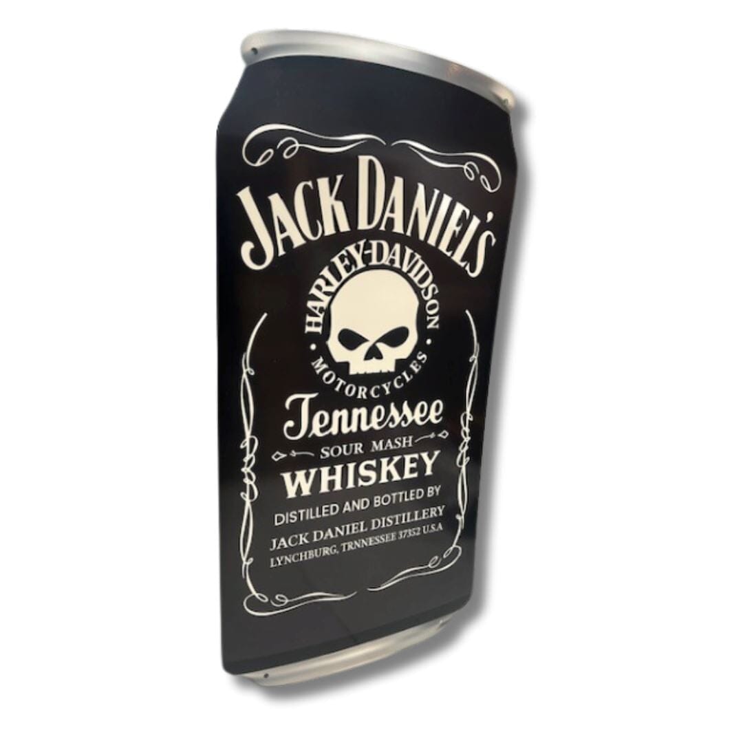 3D Jack Daniels / Harley Can Sign Metal Signs 