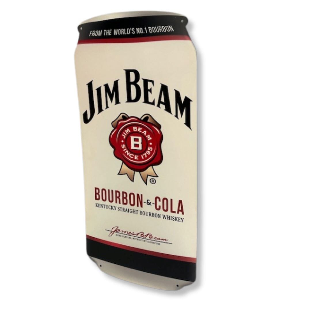 3D Jim Beam Can Sign Metal Signs 