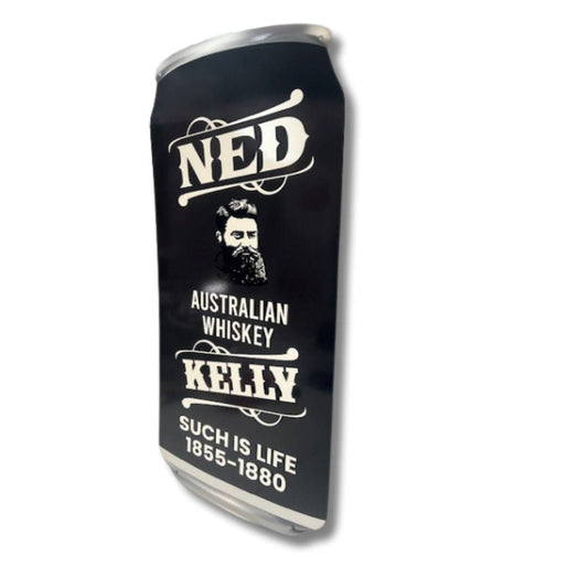 3D Ned Kelly Black Can Sign Metal Signs 