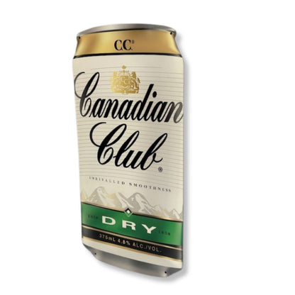 3D Spirit Can Sign Metal Signs Canadian Club 