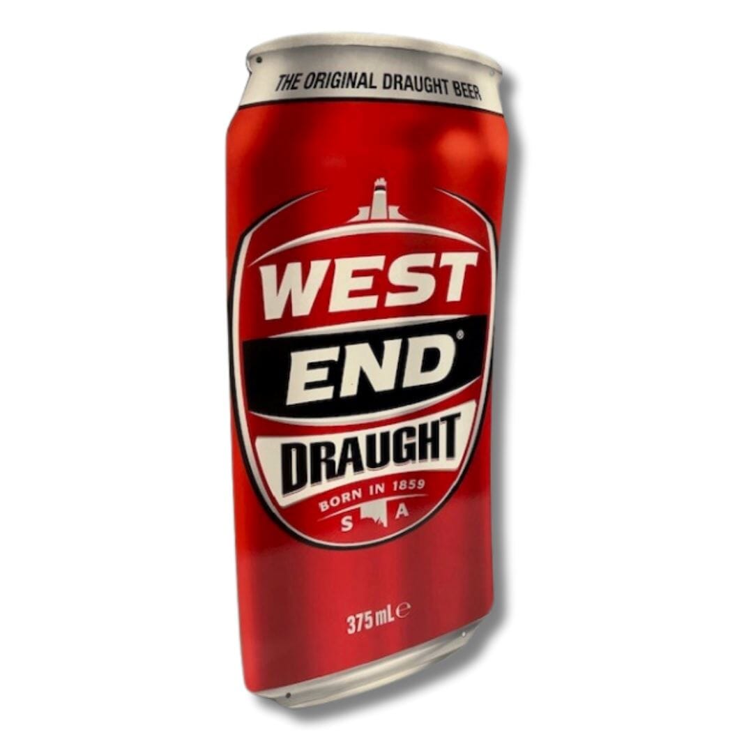 3D West End Draught Can Sign Metal Signs 