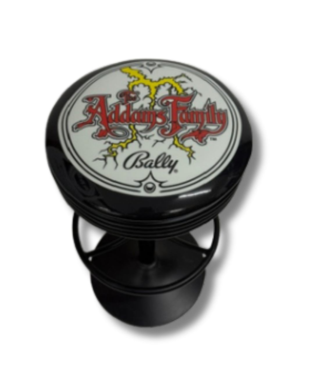 Addams Family Retro Bar Stool BLK