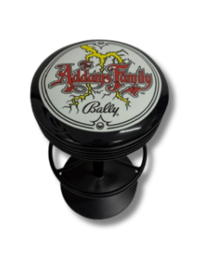 Addams Family Retro Bar Stool BLK