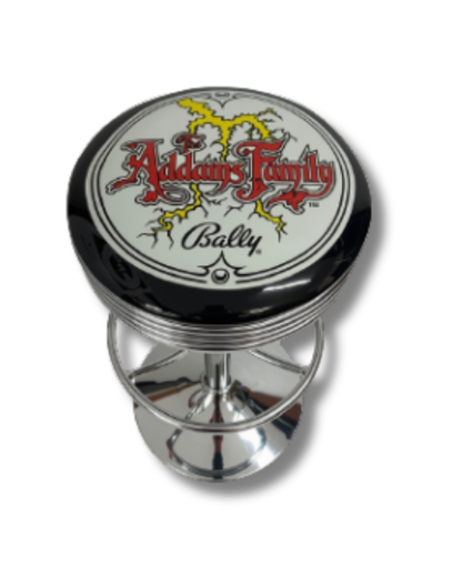 Addams Family Retro Bar Stool Chrome