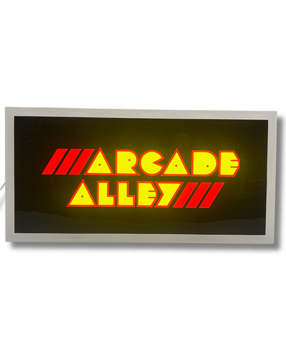 Arcade Alley Light up Sign 600 x 300MM