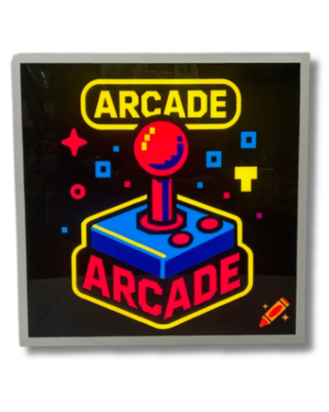 Arcade Light Up Sign 600 x 600MM