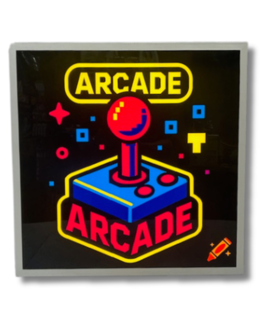 Arcade Light Up Sign 600 x 600MM