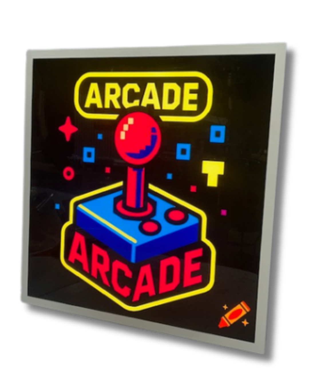 Arcade Light Up Sign 600 x 600MM