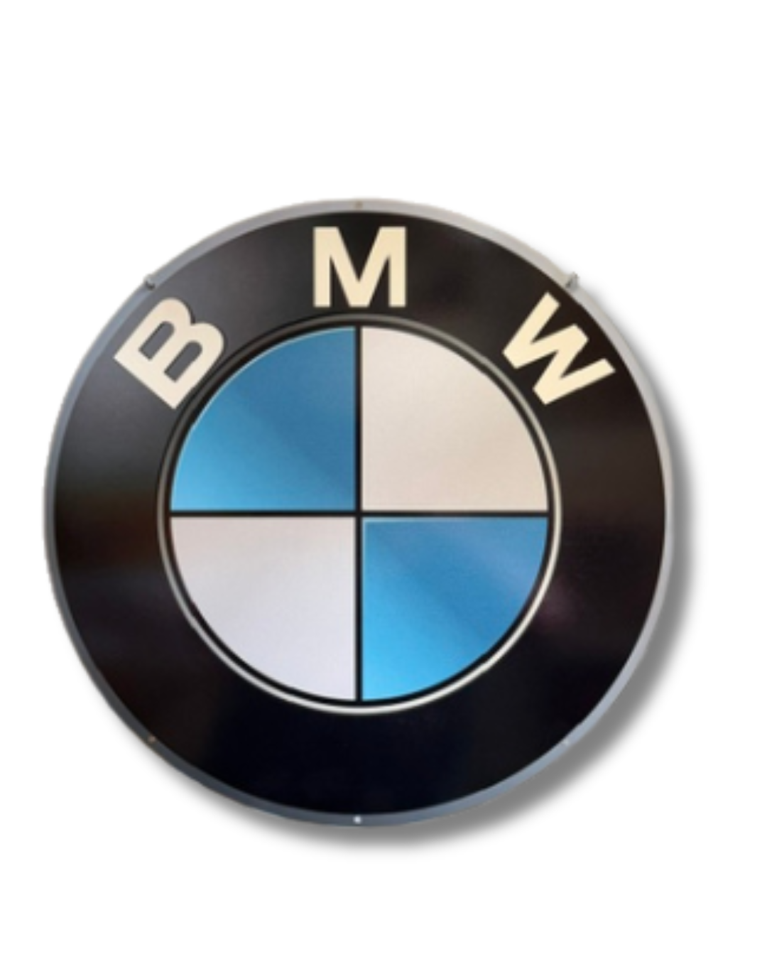 BMW Single Sided Retro Sign Round