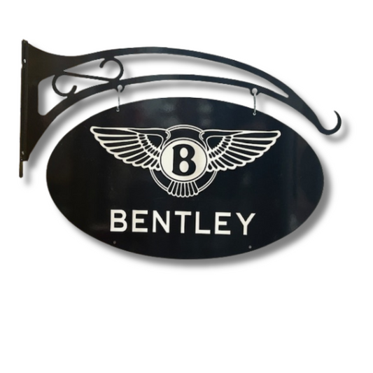 Bentley Oval Hanging Sign