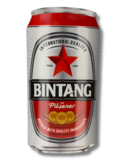 3D Bintang Beer Can Sign