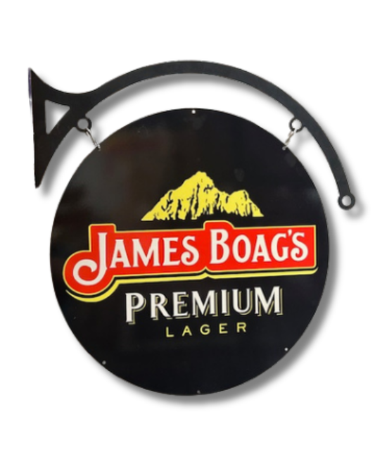 Boags Larger Retro Sign Round Double Sided