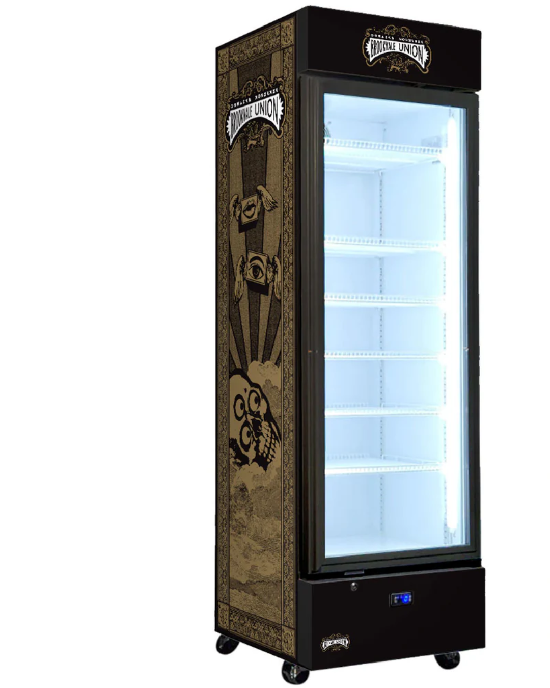 Brookvale Union Branded 370LT Upright Bar Fridge