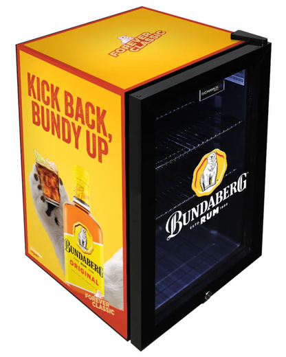 Bundy Rum 70LT Glass Door Bar Fridge
