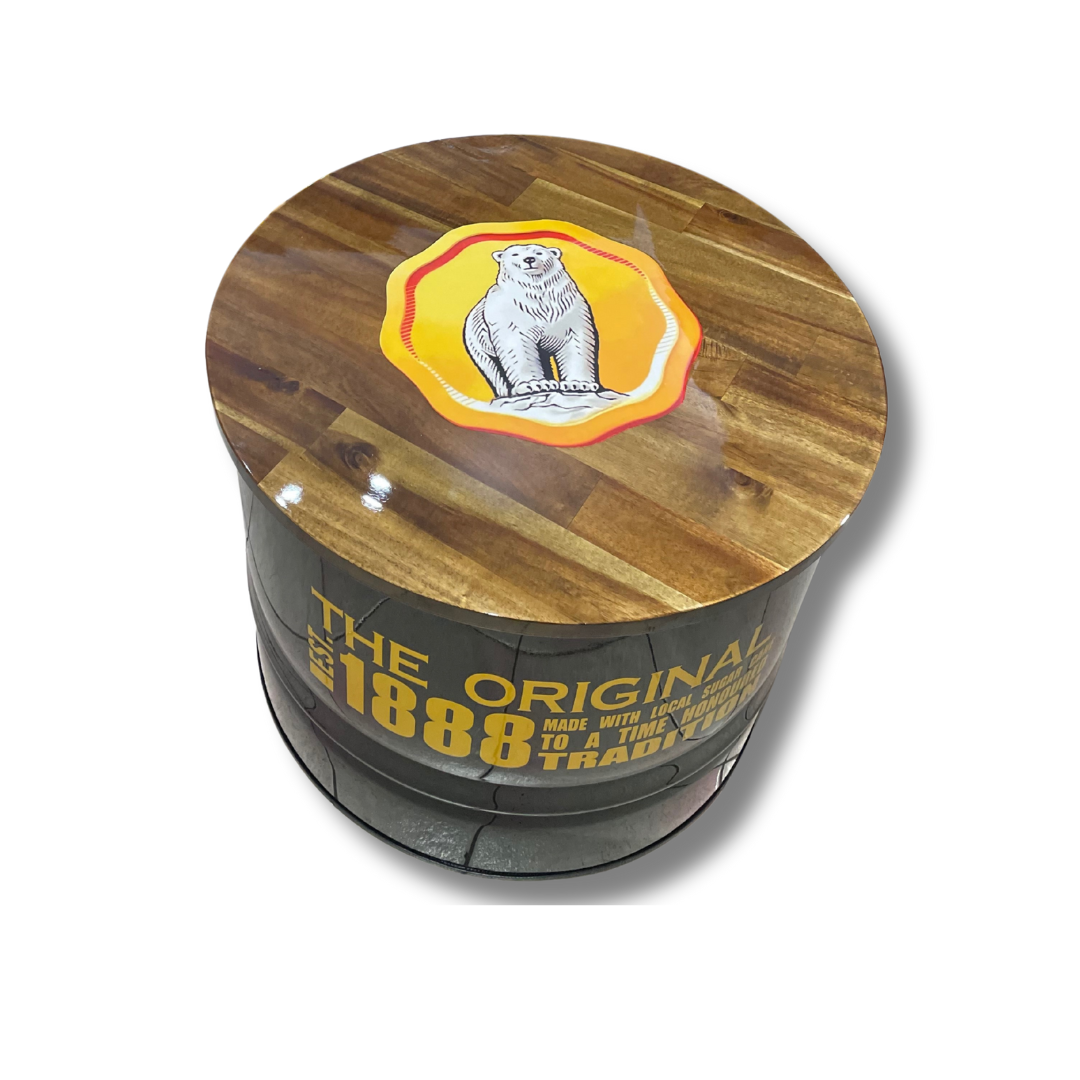 Bundaberg Rum Yellow Drum Coffee Table