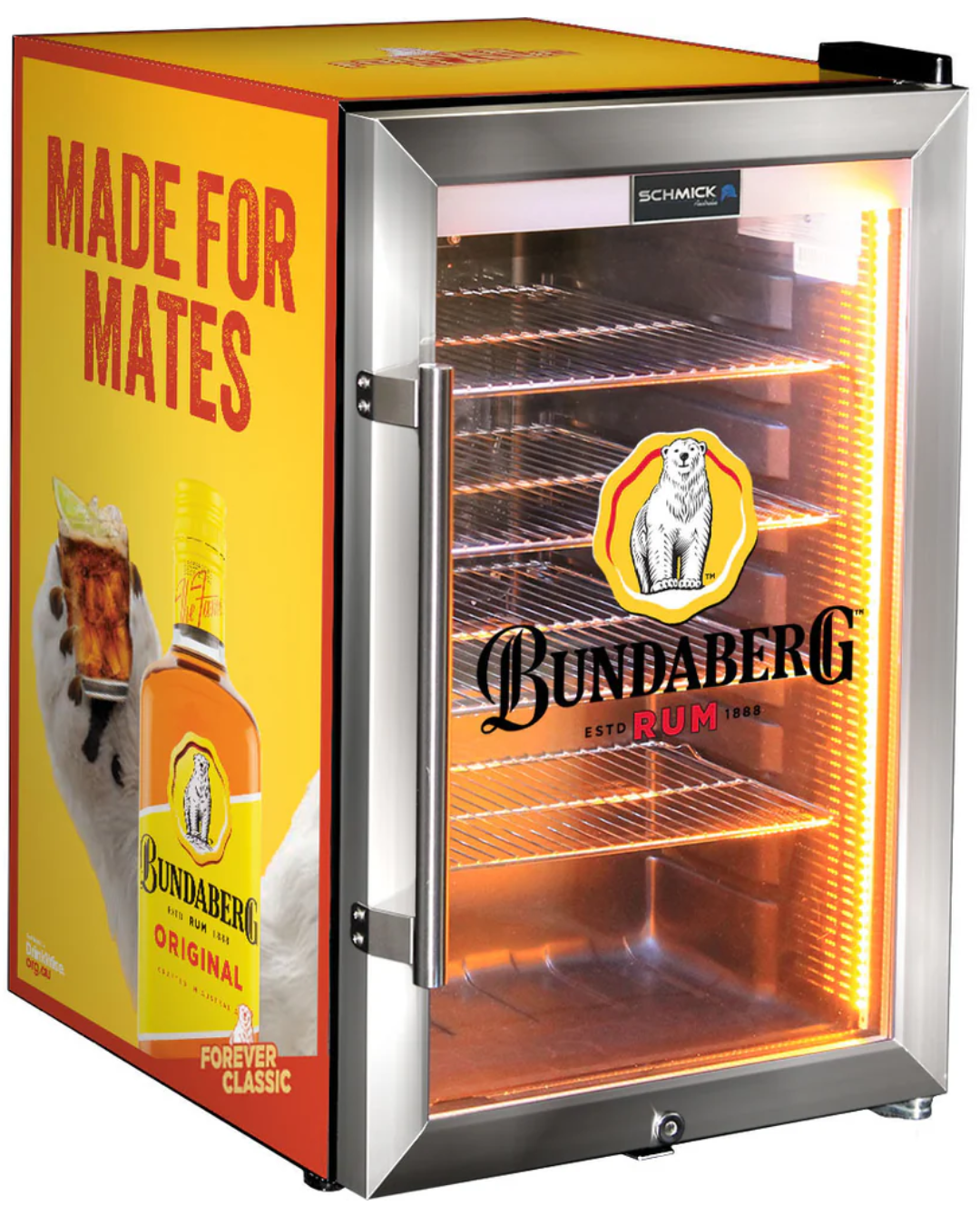 Bundaberg Rum 70LT Mini Bar Fridge