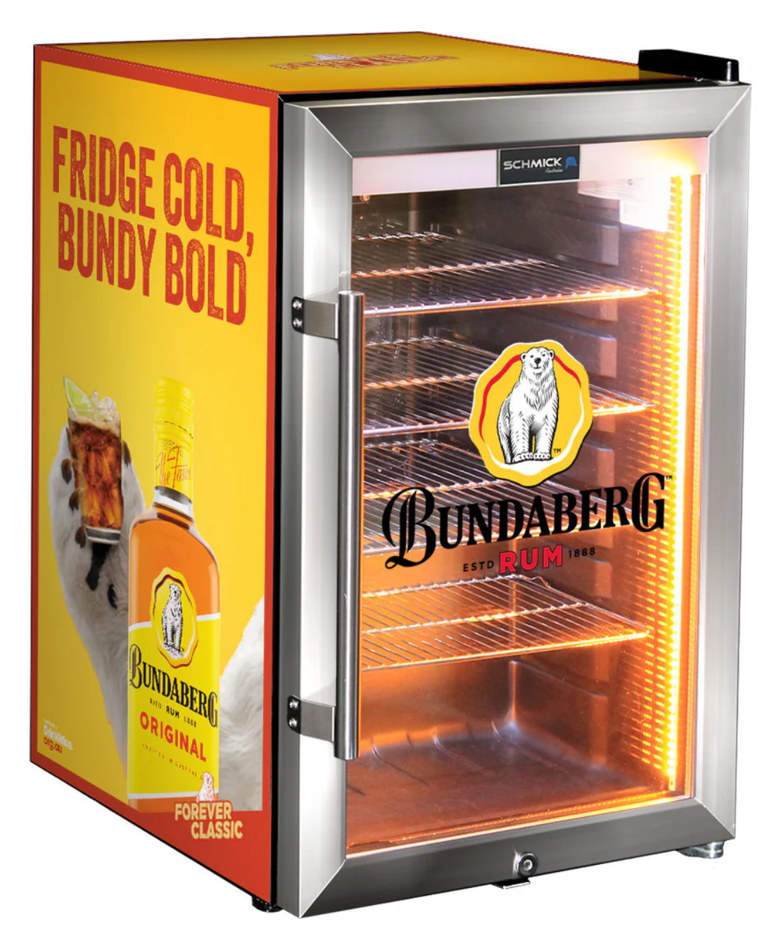 Bundaberg Rum 70LT Mini Bar Fridge