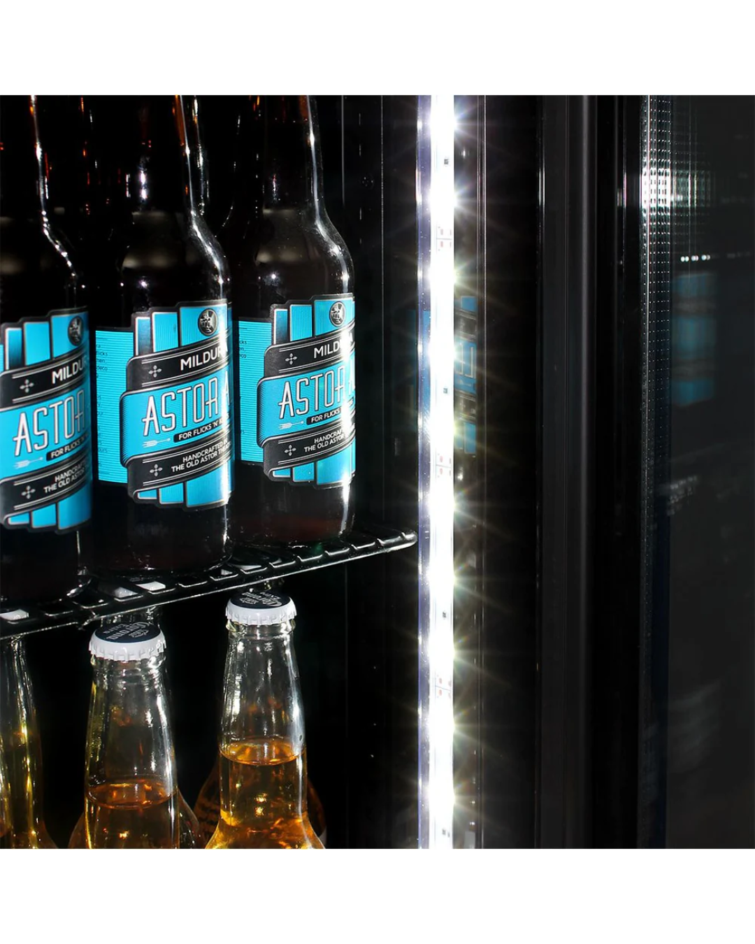 Bundy Rum Branded 160LT Upright Bar Fridge