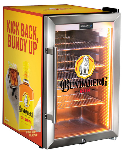 Bundaberg Rum 70LT Mini Bar Fridge