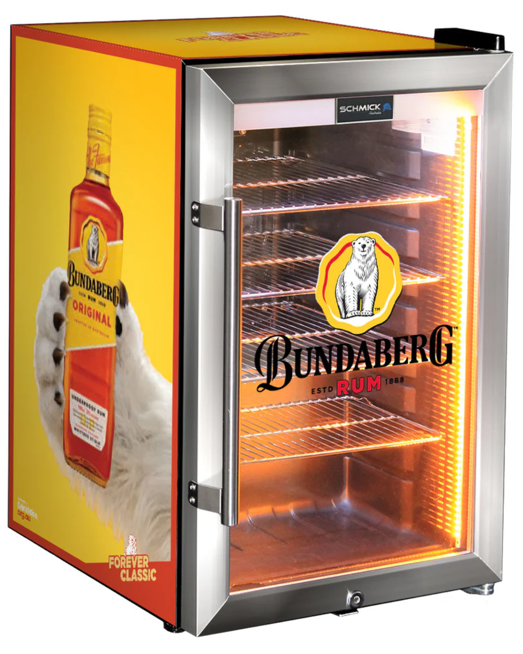 Bundaberg Rum 70LT Mini Bar Fridge original