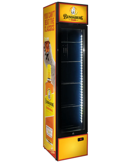 Bundy Rum Branded 160LT Upright Bar Fridge