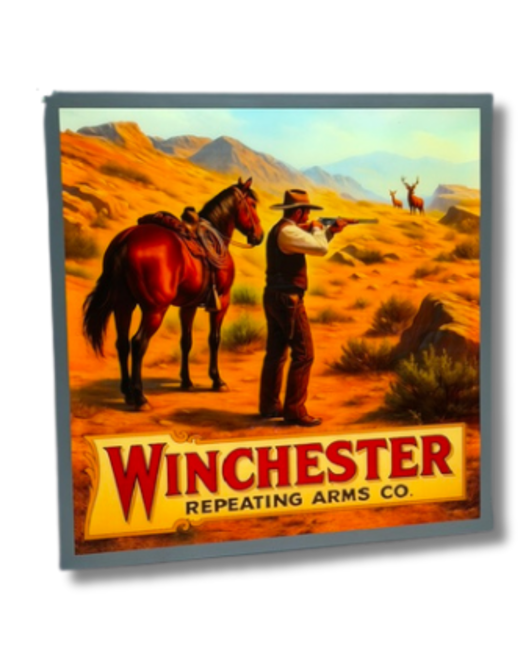 Winchester Light Up Sign 600 x 600MM