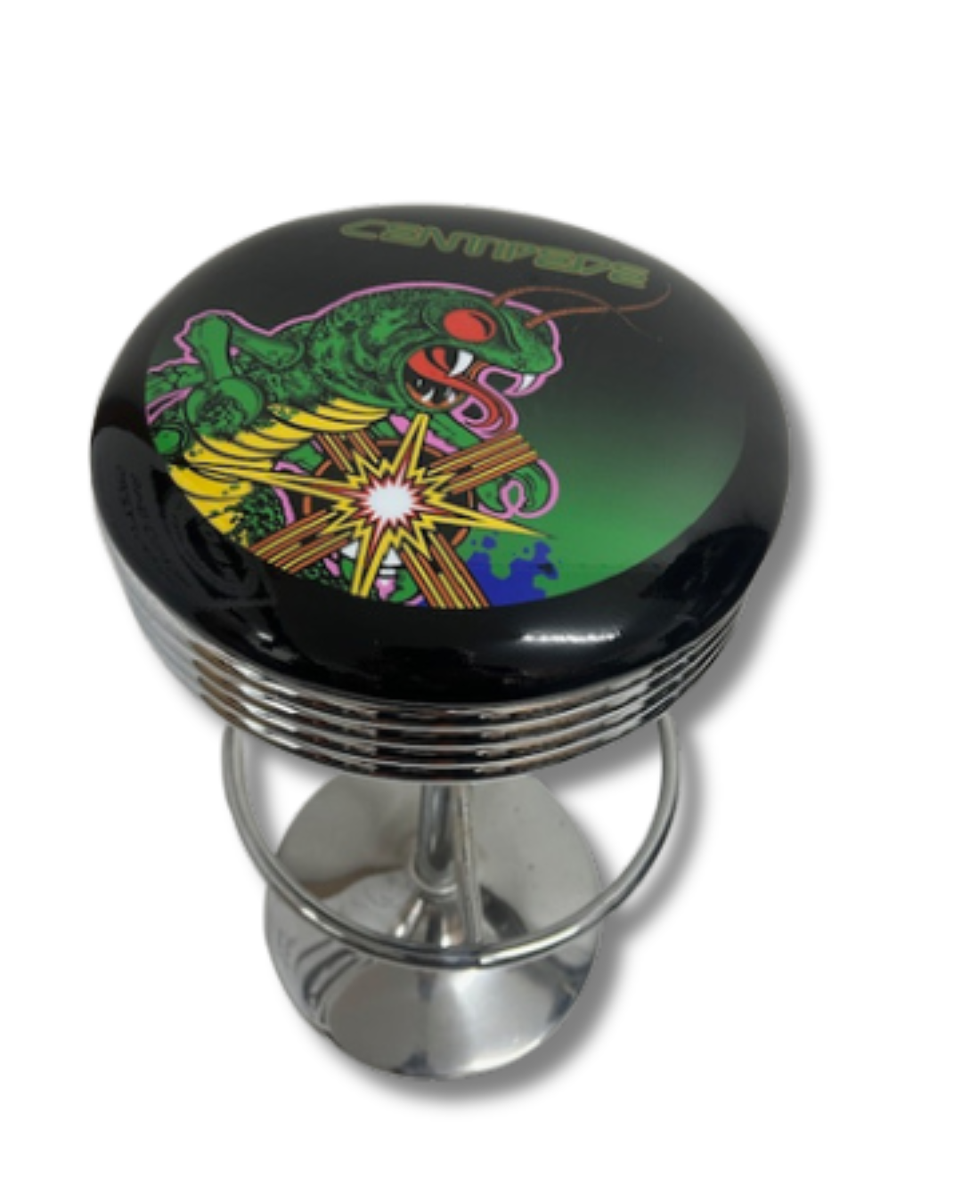 Centipede Retro Bar Stool Chrome