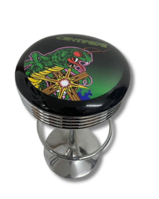 Centipede Retro Bar Stool Chrome