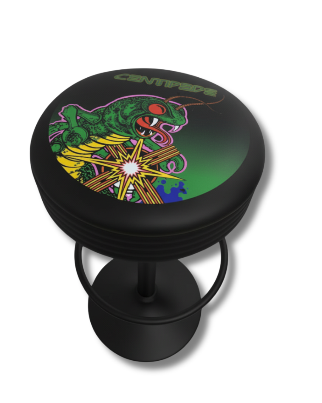 Centipede Retro Bar Stool Black