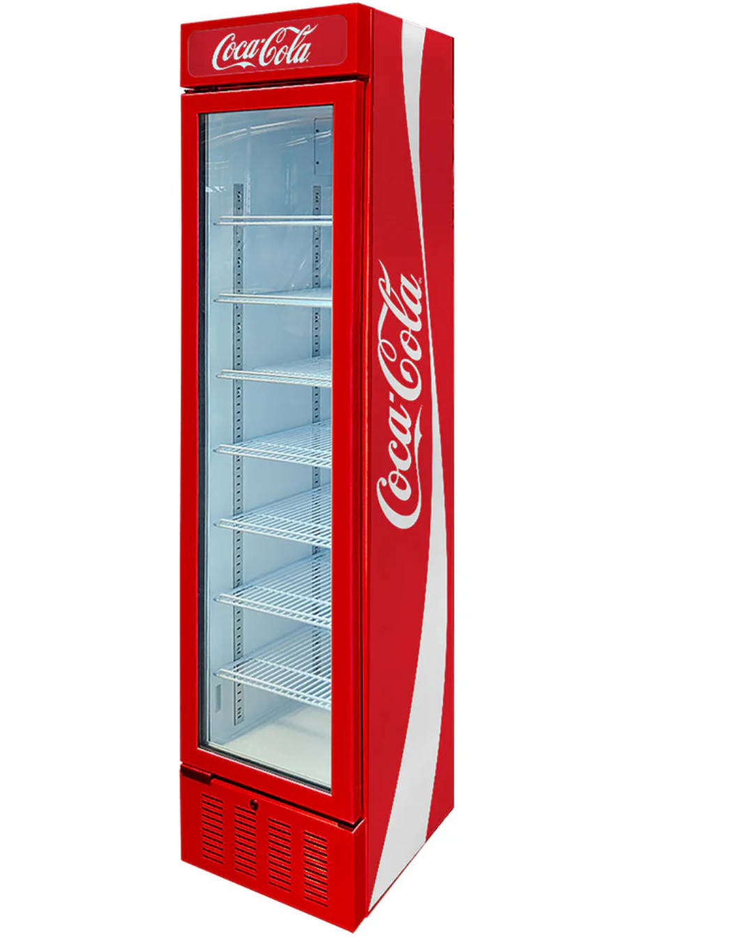 Coca Cola Branded 160LT Upright Bar Fridge