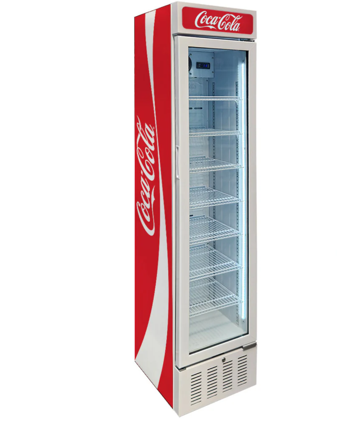 Coca Cola Branded 160LT Upright Bar Fridge