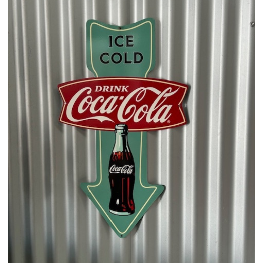 Coke Arrow Wall Sign