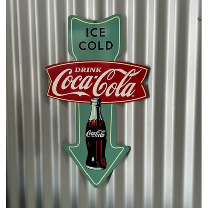 Coke Arrow Wall Sign