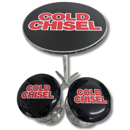 Cold Chisel Bar Table & Stool Set - The Dens