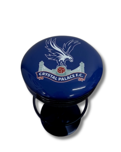 Crystal Palace FC Retro Bar Stool Black