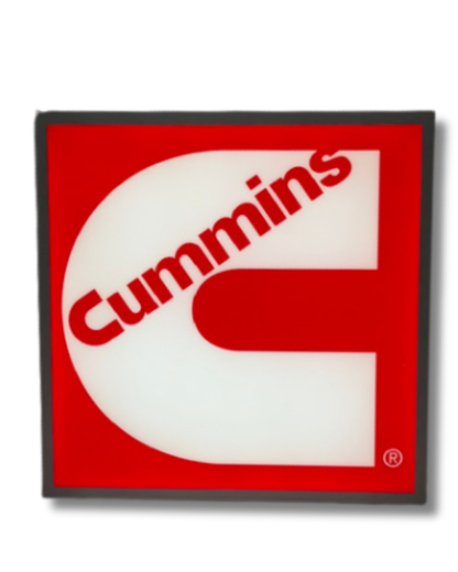 Cummins Light Up Sign 600 x 600MM