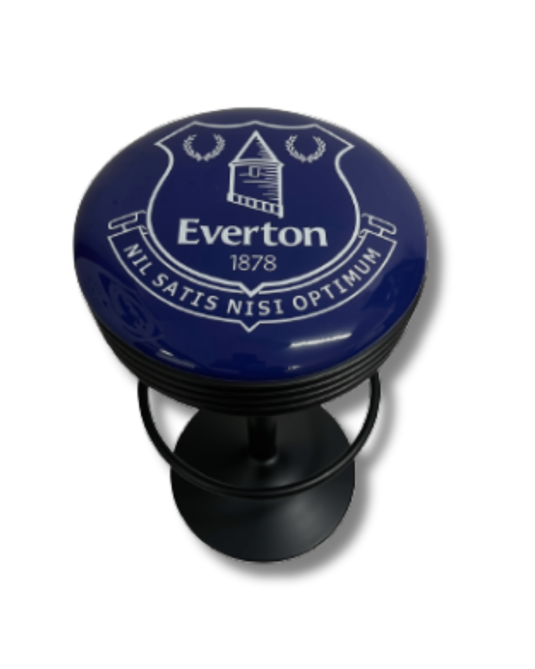 Everton Retro Bar Stool BLK