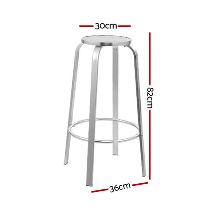 Stone & Wood Exterior Bar Stool (pair)