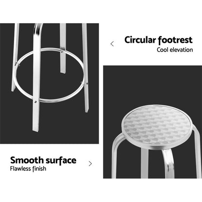 Stone & Wood Exterior Bar Stool (pair)