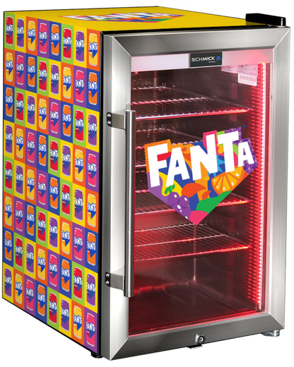 Fanta 70LT Mini Bar Fridge Cans
