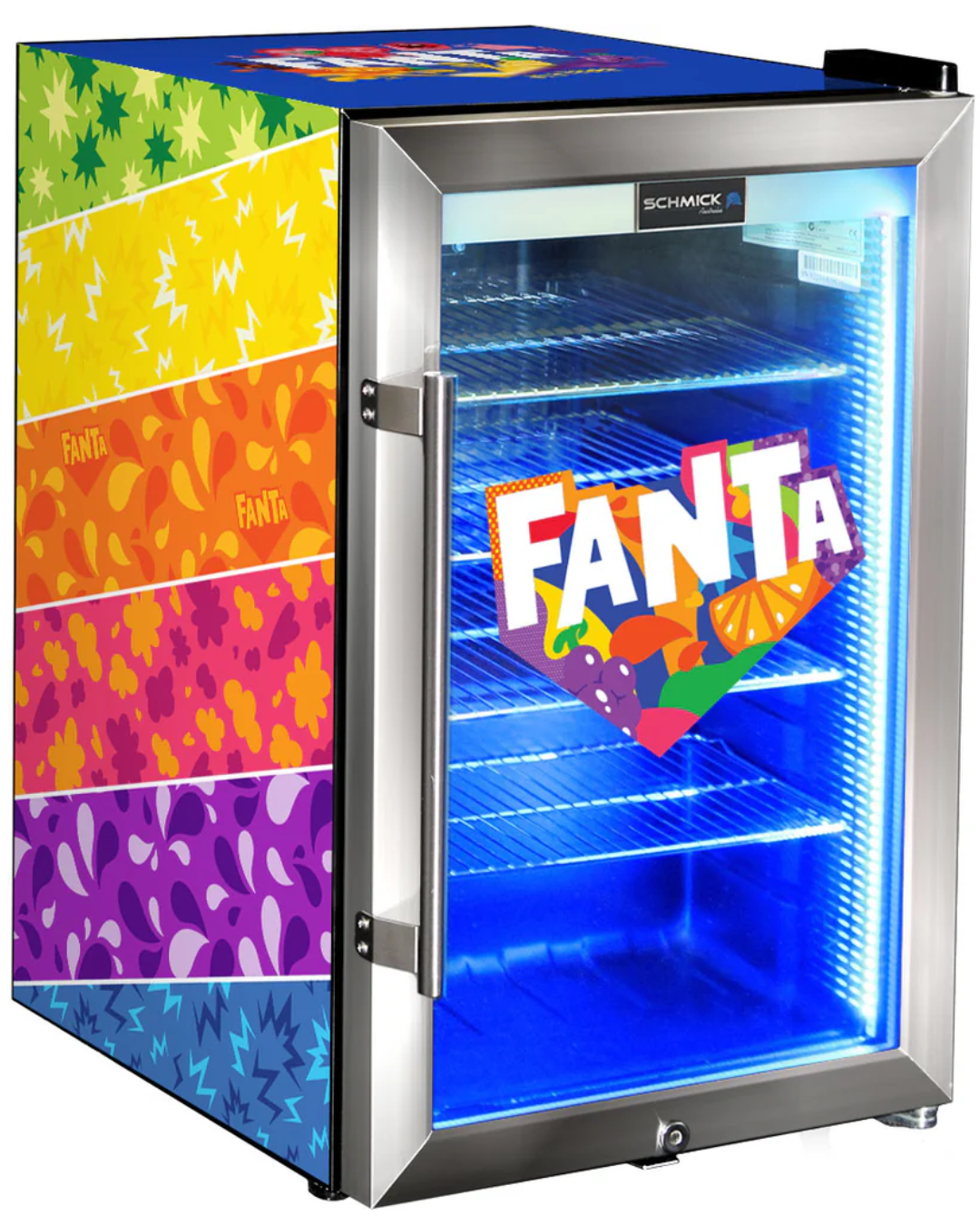 Fanta 70LT Mini Bar Fridge Retro