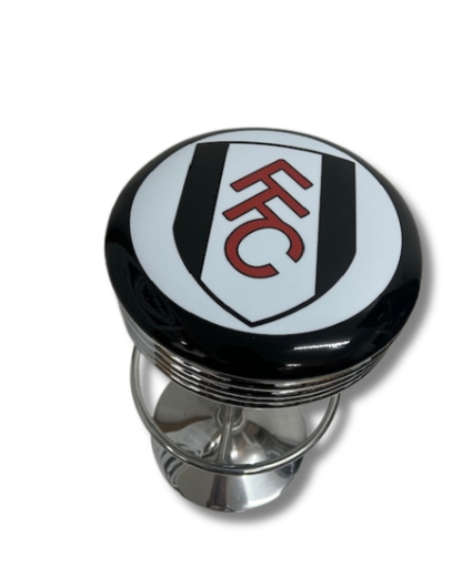 Fulham FC Retro Bar Stool Chrome