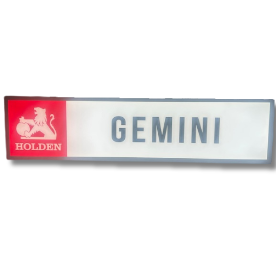 Holden Gemini Light Up Sign 1200MM