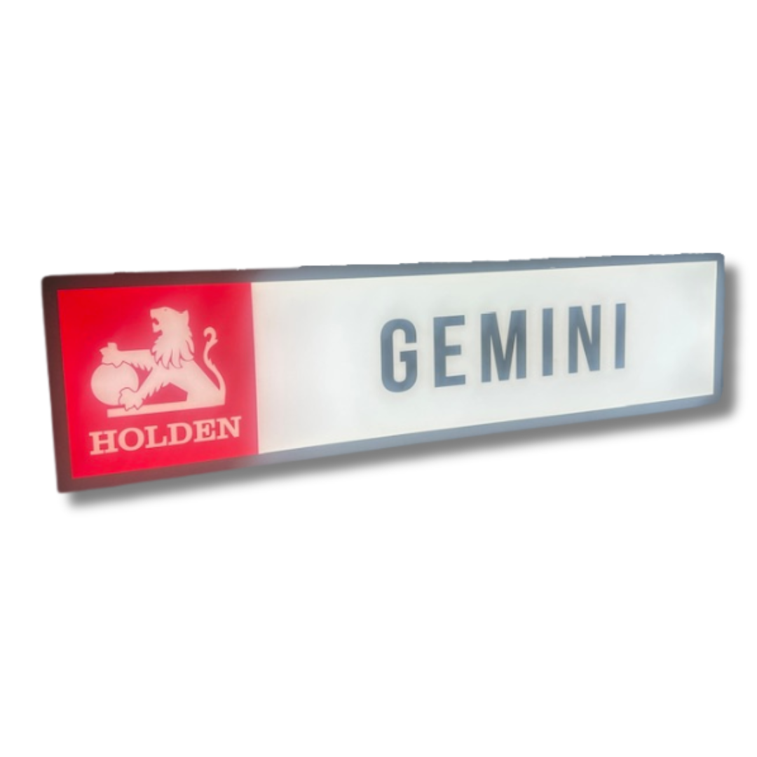 Holden Gemini Light Up Sign 1200MM