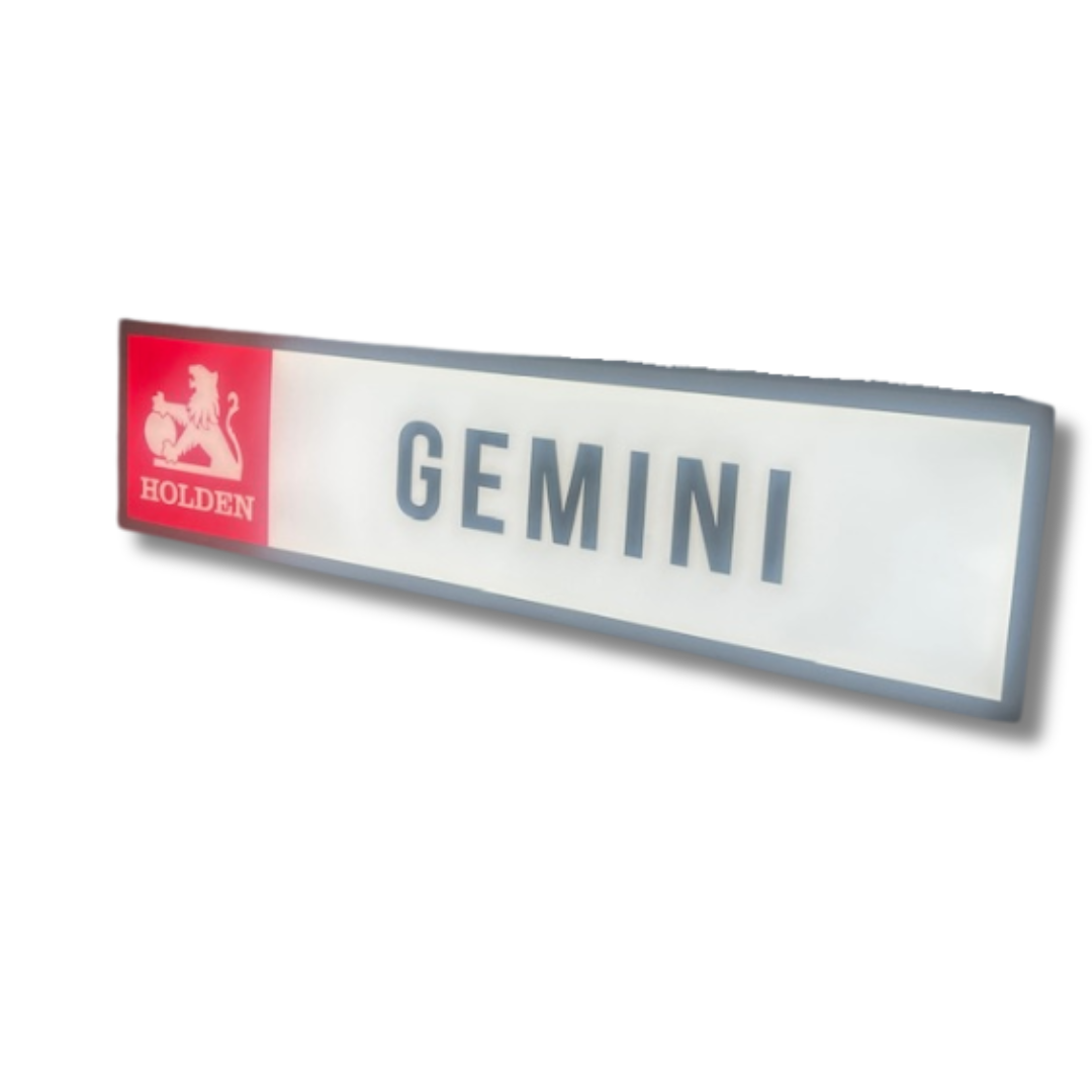 Holden Gemini Light Up Sign 1200MM