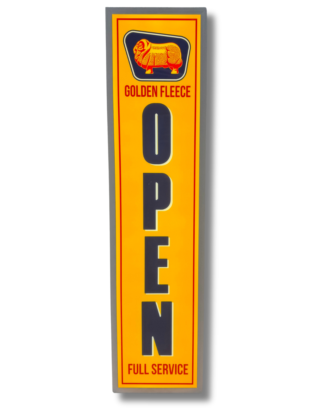 Golden Fleece Vertical Light up Sign 1200MM