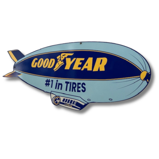 Good Year Blimp Wall Sign